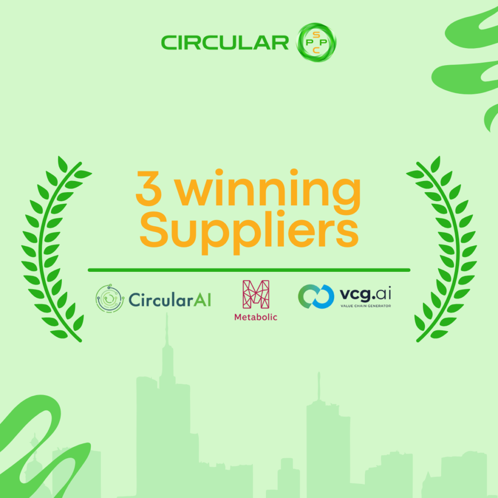 CircularPSP Enters Phase II: Congratulations to the Advancing Suppliers