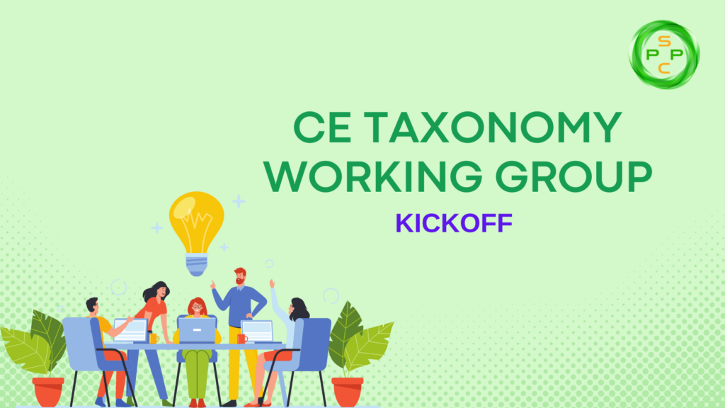 CE Taxonomy Working Group Kickoff